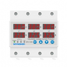 3 Phase Adjustable Voltage Current Protector